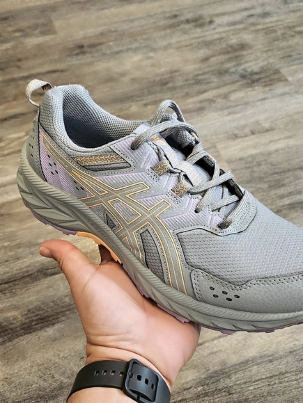 ASICS Gel-Venture 9 Women's Athletic Shoes US 9.5 Gray & Pink